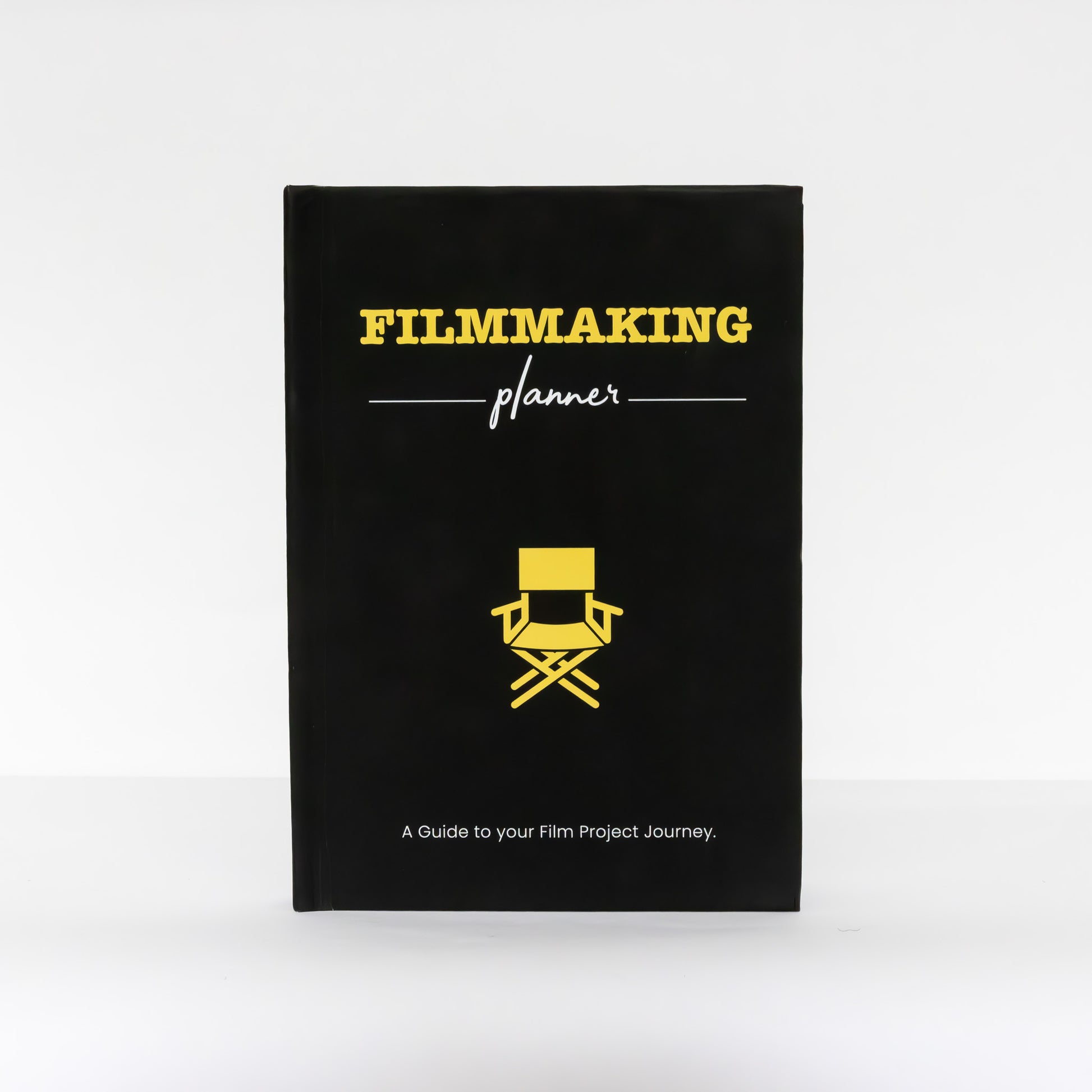 Image of the filmmaking planner with a while, plain background