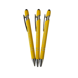 3x Affirmation Stylus Pen Set for filmmaking planner | Inspiring Quotes Filmmaking PlannerAffirmation PensAF-BrandPens-2
