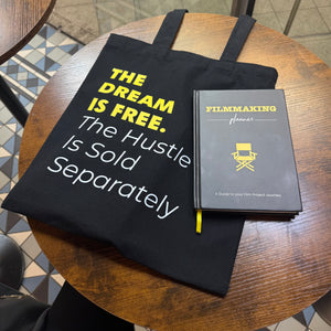 Filmmaking Planner Tote Bag (Standard) - Black & Yellow