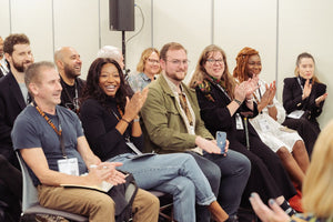 Focus London Film Event Audience clapping at a conference or event