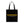 Black tote bag with 'Filmmaking Planner' text in yellow and white on a white background