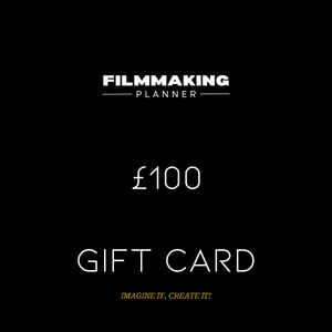 Filmmaker Gift Card Filmmaking PlannerGift Card