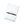 White notebook with a pen on a white background